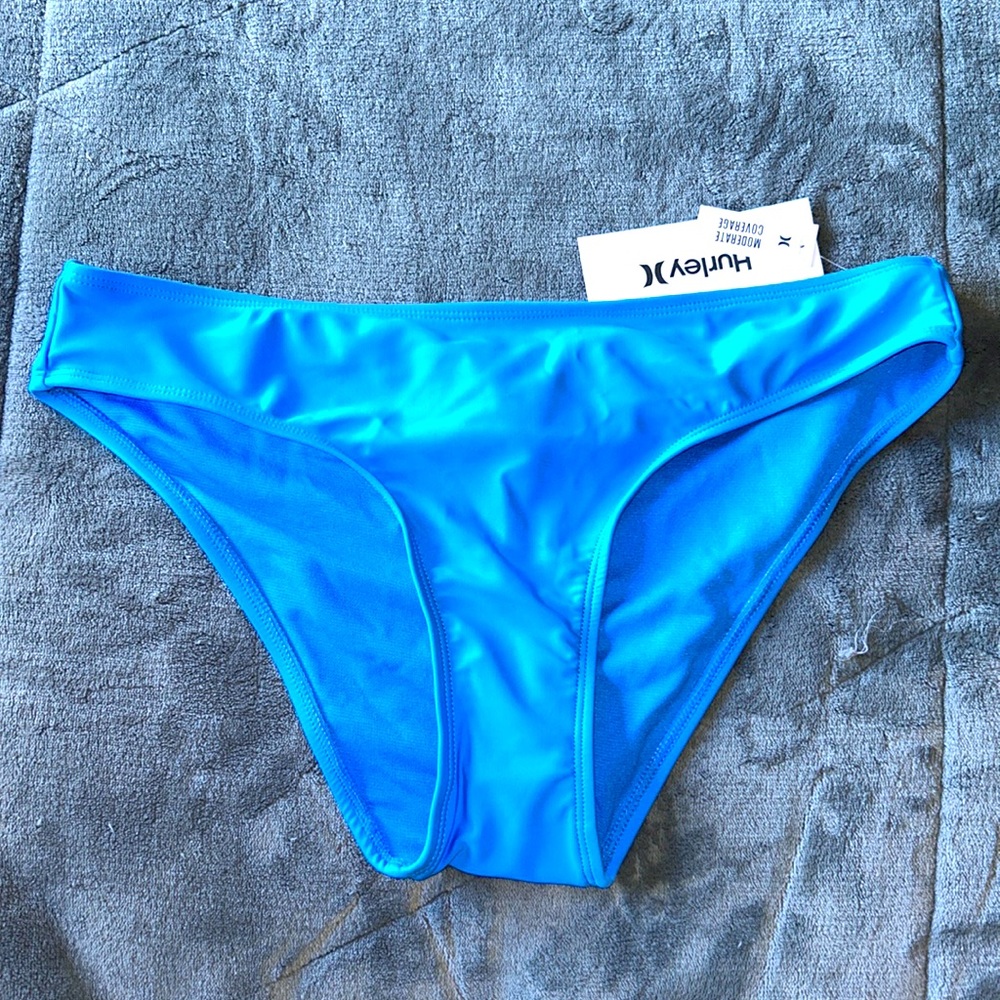 Hurley Blue Bikini Bottom Swimwear